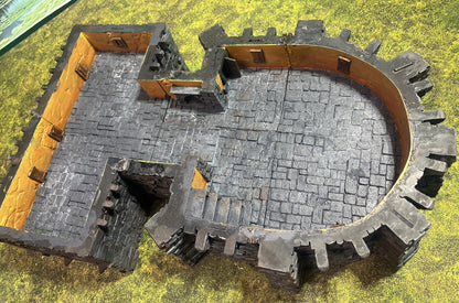 Massive Barracks - 3D Printed Tabletop Terrain, Perfect for Wargames, Board Games, Role Playing Games
