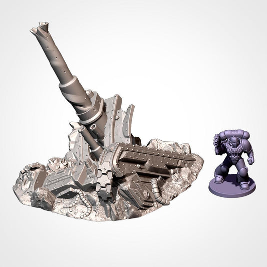 DESTROYED TANKS Txarli Factory Sci-Fi modular Wreckage Set, Perfect for Tabletop Wargames