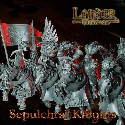 Sepulchral Knights, Modular Empire miniatures by Landor Miniatures! Empire for Fantasy Wargames