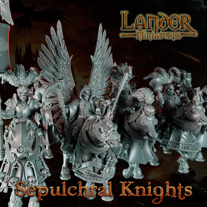 Sepulchral Knights, Modular Empire miniatures by Landor Miniatures! Empire for Fantasy Wargames