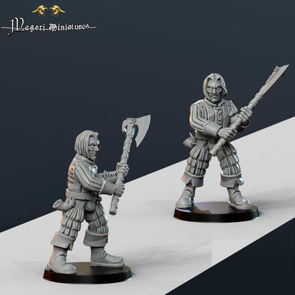Band of the Wolf, Fantasy Skirmish Miniatures by Magori Miniatures, perfect for Fantasy Wargames and RPGs