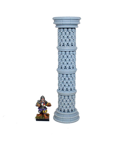 Column of Skulls, Fantasy Skirmish Miniatures by MoM Miniatures, perfect for Fantasy Wargames and RPGs