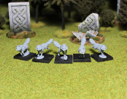 Foxes, Fantasy Skirmish Miniatures by MoM Miniatures, perfect for Fantasy Wargames and RPGs