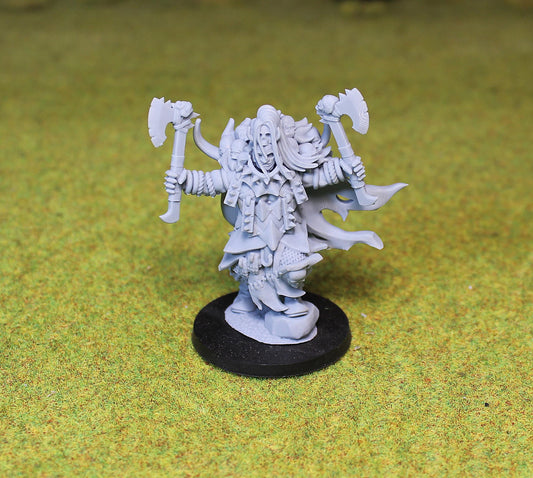Barbarian Lord, Fantasy Skirmish Miniatures by MoM Miniatures, perfect for Fantasy Wargames and RPGs