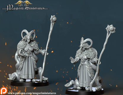 Ostenland Priestess of the Forestgod Fantasy Skirmish Miniatures by Magori Miniatures, perfect for Fantasy Wargames and RPGs