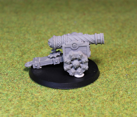 Dwarf Cannon, Fantasy Skirmish Miniatures by MoM Miniatures, perfect for Fantasy Wargames and RPGs