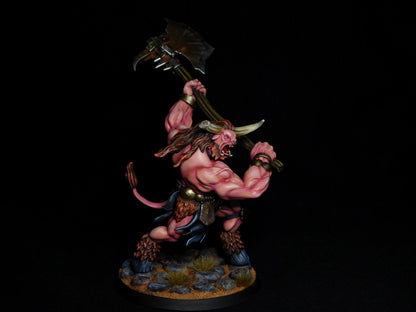 Minotaur Doomlord, Fantasy Miniatures by Magori Miniatures, perfect for Fantasy Wargames and RPGs