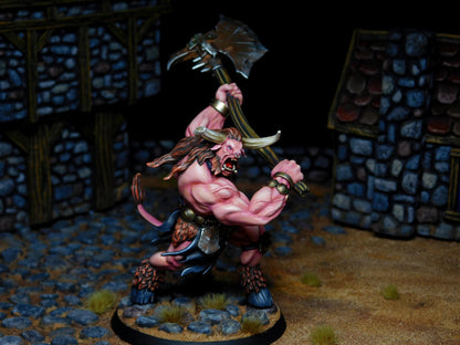 Minotaur Doomlord, Fantasy Miniatures by Magori Miniatures, perfect for Fantasy Wargames and RPGs