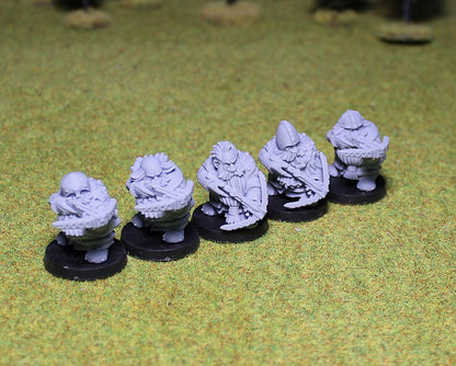Dwarf Crossbowmen, Fantasy Skirmish Miniatures by MoM Miniatures, perfect for Fantasy Wargames and RPGs