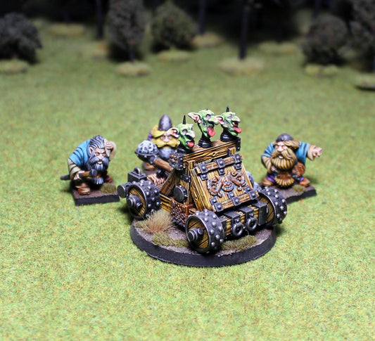 Dwarf Catapult, Fantasy Skirmish Miniatures by MoM Miniatures, perfect for Fantasy Wargames and RPGs