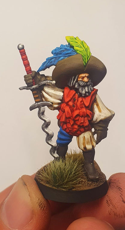 Bornland Greatswords, Fantasy Skirmish Miniatures by MoM Miniatures, perfect for Fantasy Wargames and RPGs