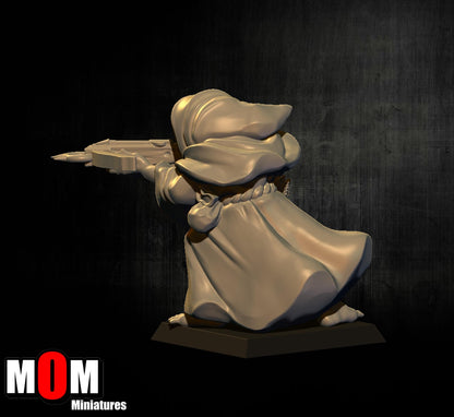Fire Cultist 7, Fantasy Skirmish Miniatures by MoM Miniatures, perfect for Fantasy Wargames and RPGs