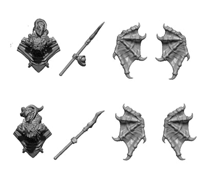 Goblins Batriders, Fantasy Skirmish Miniatures by MoM Miniatures, perfect for Fantasy Wargames and RPGs