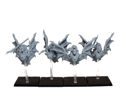 Goblins Batriders, Fantasy Skirmish Miniatures by MoM Miniatures, perfect for Fantasy Wargames and RPGs