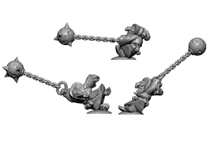 Fanatic Goblins, Fantasy Skirmish Miniatures by MoM Miniatures, perfect for Fantasy Wargames and RPGs
