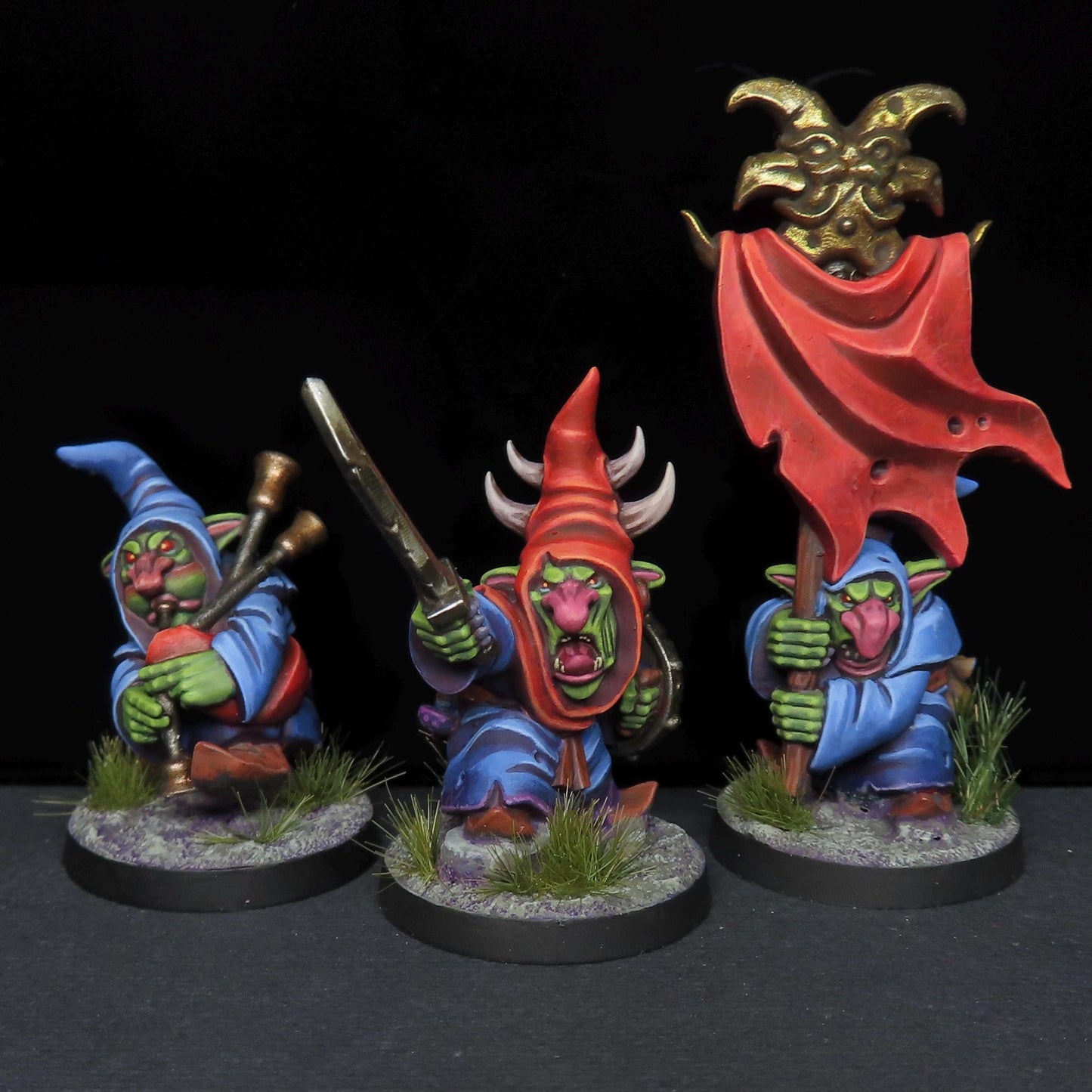 Night Goblin Infantry, Fantasy Skirmish Miniatures by MoM Miniatures, perfect for Fantasy Wargames and RPGs