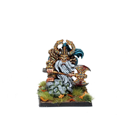 Dwarven Destroyer, Fantasy Skirmish Miniatures by MoM Miniatures, perfect for Fantasy Wargames and RPGs