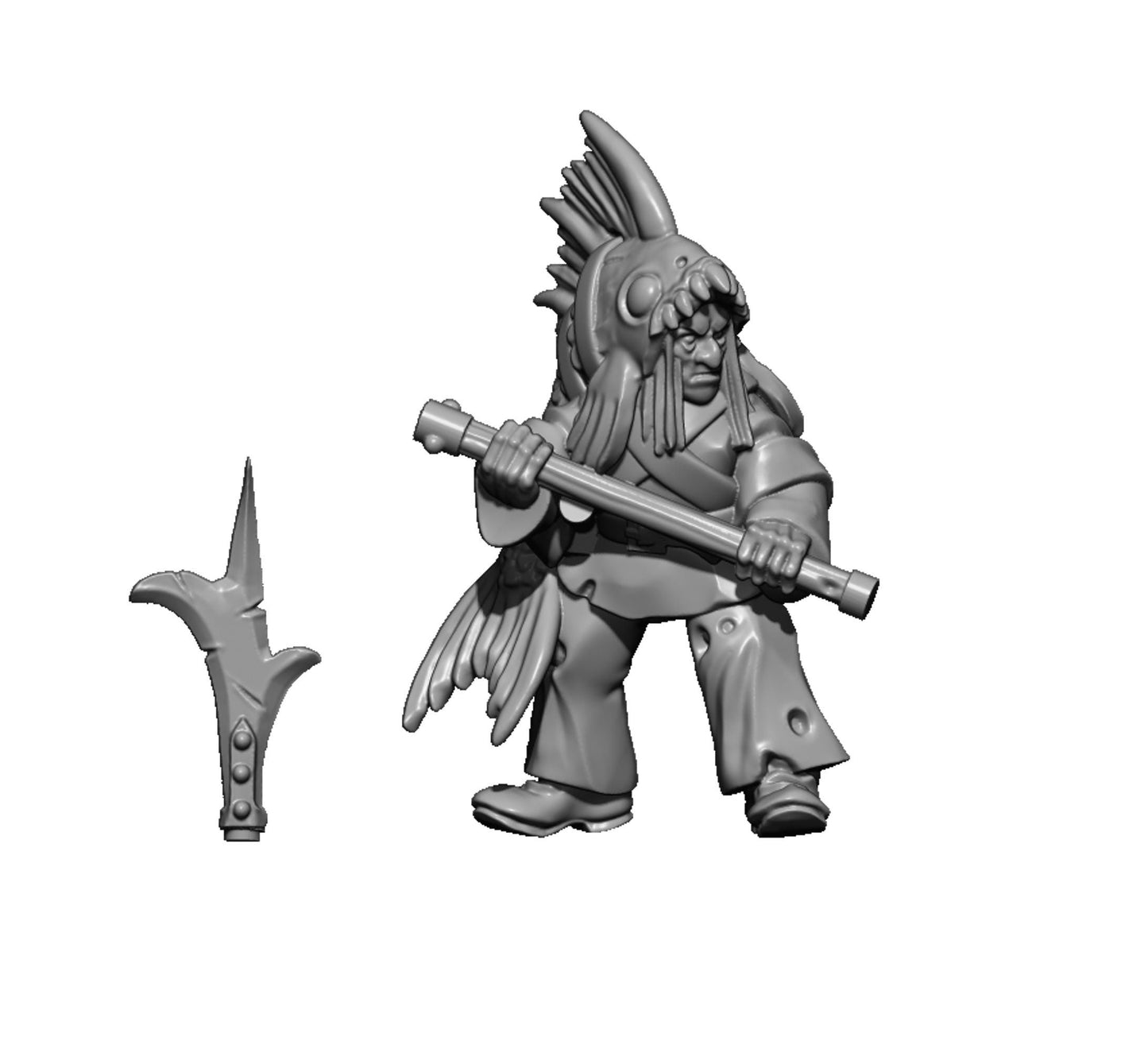 River Bandit 3, Fantasy Skirmish Miniatures by MoM Miniatures, perfect for Fantasy Wargames and RPGs