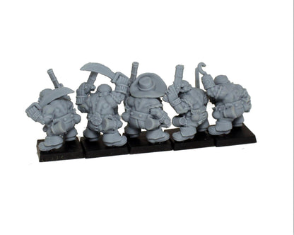Dwarven Pirates, Fantasy Skirmish Miniatures by MoM Miniatures, perfect for Fantasy Wargames and RPGs
