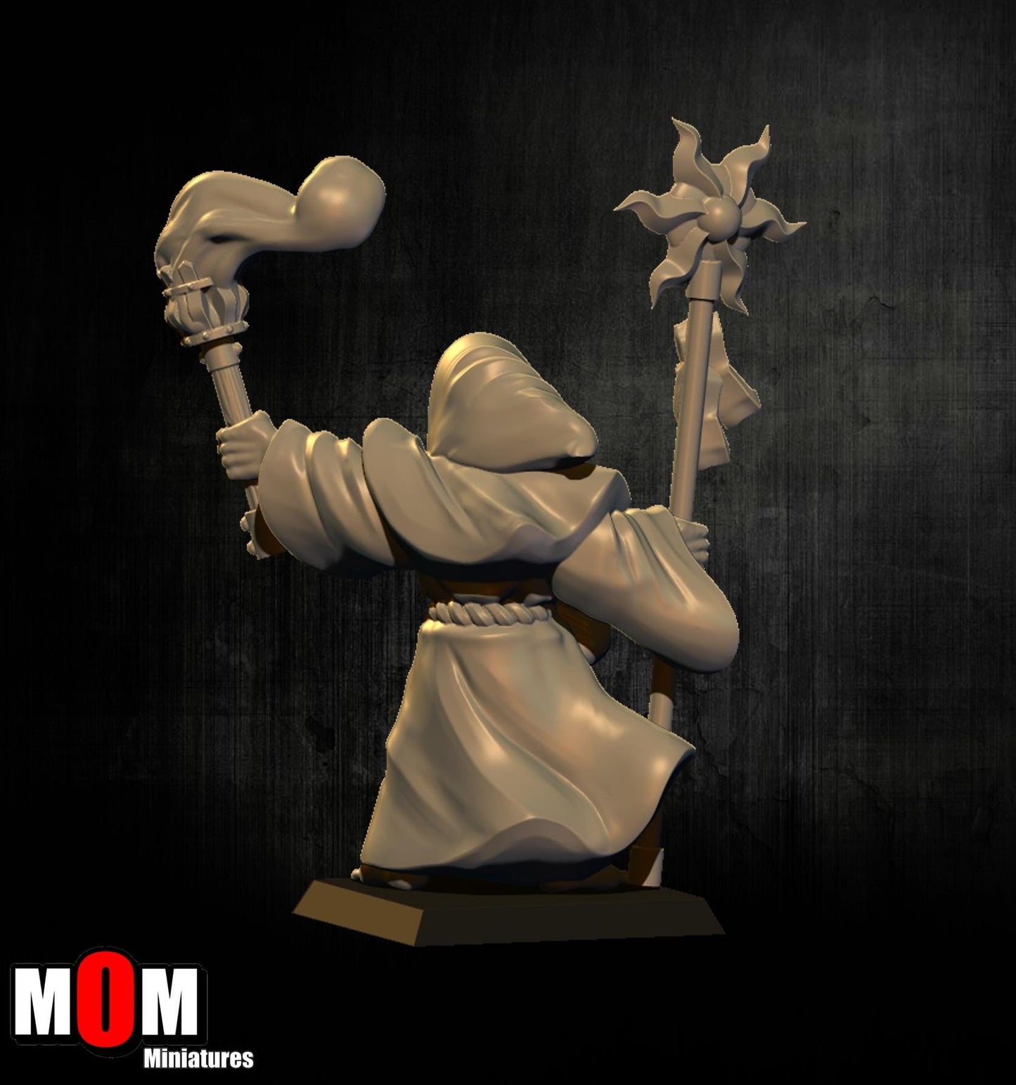 Fire Cultist 1, Fantasy Skirmish Miniatures by MoM Miniatures, perfect for Fantasy Wargames and RPGs