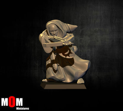 Fire Cultist 6, Fantasy Skirmish Miniatures by MoM Miniatures, perfect for Fantasy Wargames and RPGs