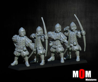 Imperial Archers, Fantasy Skirmish Miniatures by MoM Miniatures, perfect for Fantasy Wargames and RPGs