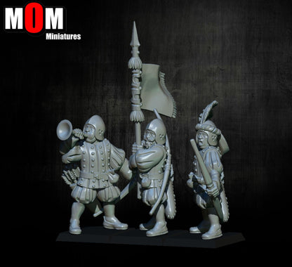 Imperial Archers, Fantasy Skirmish Miniatures by MoM Miniatures, perfect for Fantasy Wargames and RPGs