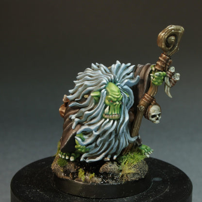Orc Shaman, Fantasy Skirmish Miniatures by MoM Miniatures, perfect for Fantasy Wargames and RPGs