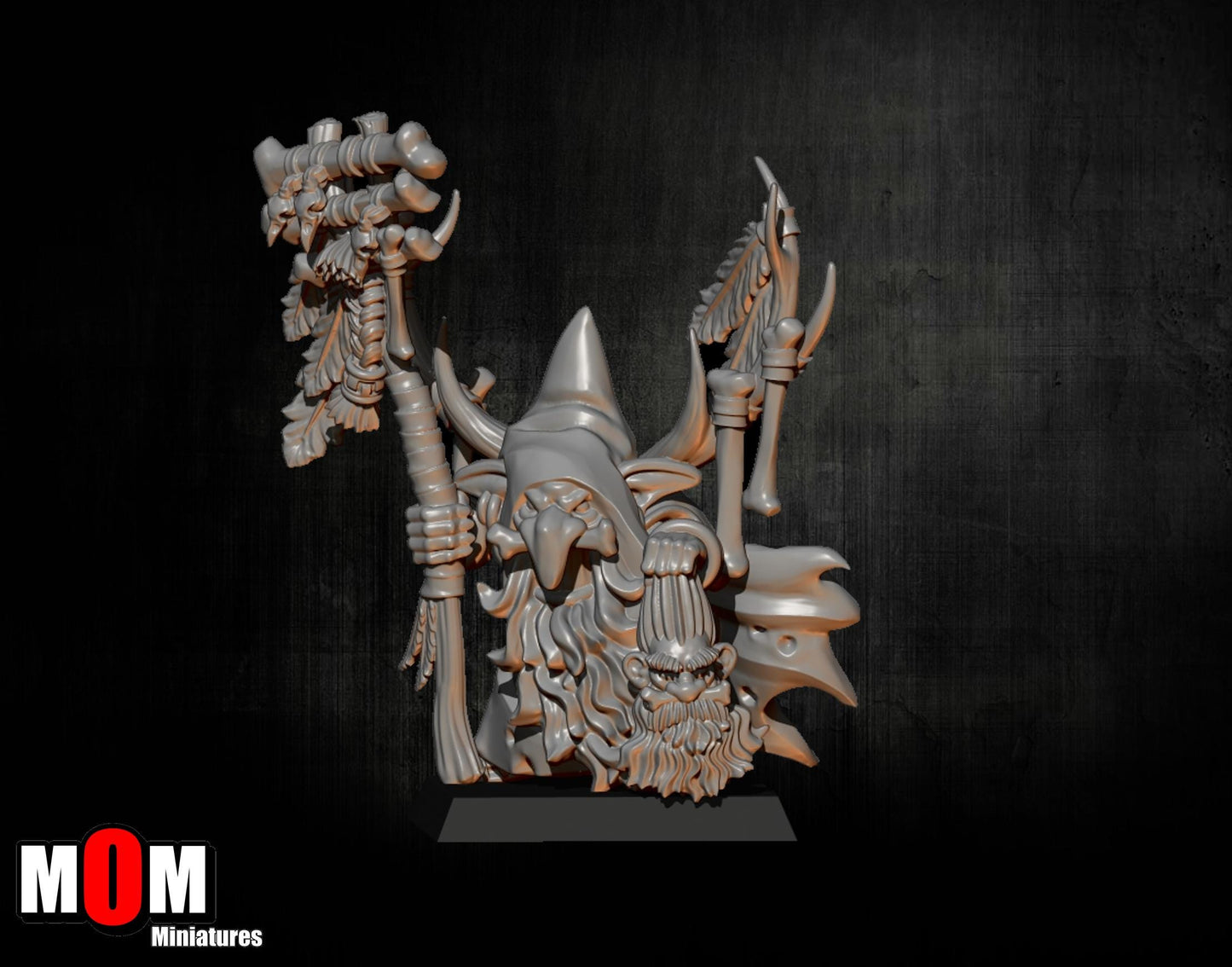 Shaman Goblin, Fantasy Skirmish Miniatures by MoM Miniatures, perfect for Fantasy Wargames and RPGs