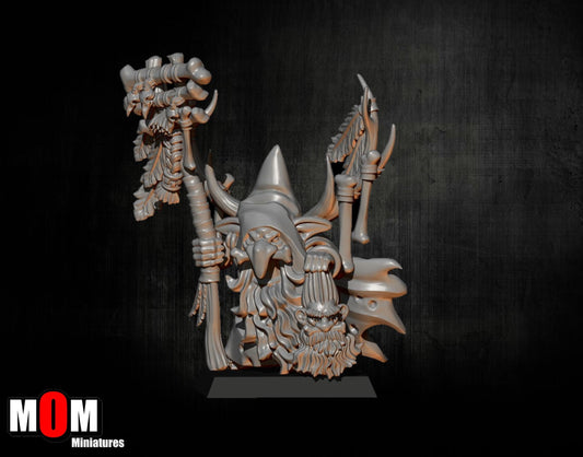 Shaman Goblin, Fantasy Skirmish Miniatures by MoM Miniatures, perfect for Fantasy Wargames and RPGs