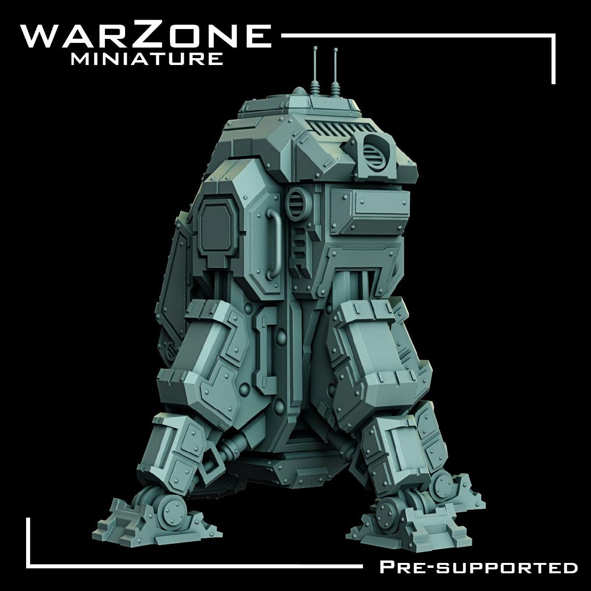Capsule Vehicle / capsule Gravlock Insertion Pod, High-Tech Lander Sculpted by WarZone Miniature, Scaled for Sci-Fi Miniature Wargames
