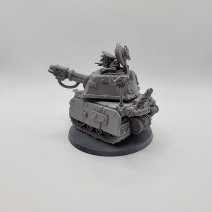 Orkaz Tank Vehicle / Junkyard Tank, Grimdark Orkish Menace Sculpted by WarZone Miniature, Scaled for Sci-Fi Miniature Wargames