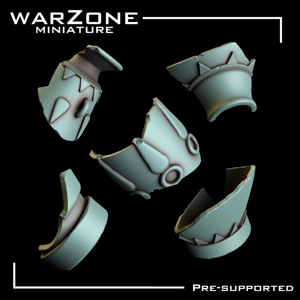 Pottery Basing Bits, Grimdark Conversion Parts and Basing Materials Sculpted by WarZone Miniature