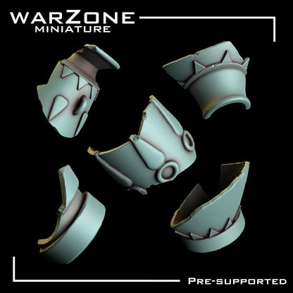 Pottery Basing Bits, Grimdark Conversion Parts and Basing Materials Sculpted by WarZone Miniature