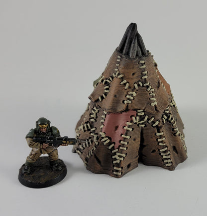 Orc Tent, Fantasy Skirmish Miniatures by MoM Miniatures, perfect for Fantasy Wargames and RPGs