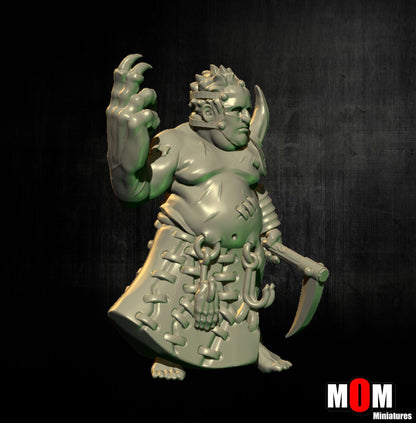 Butcher, Fantasy Skirmish Miniatures by MoM Miniatures, perfect for Fantasy Wargames and RPGs