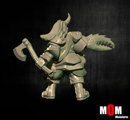 Mutant 9, Fantasy Skirmish Miniatures by MoM Miniatures, perfect for Fantasy Wargames and RPGs