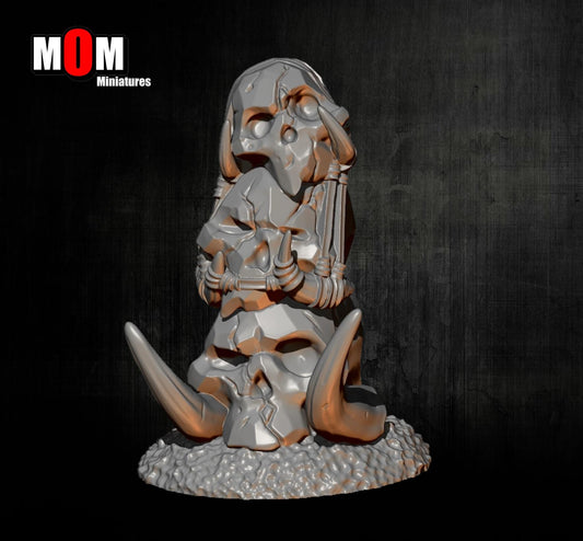 Orc Totems, Fantasy Skirmish Miniatures by MoM Miniatures, perfect for Fantasy Wargames and RPGs
