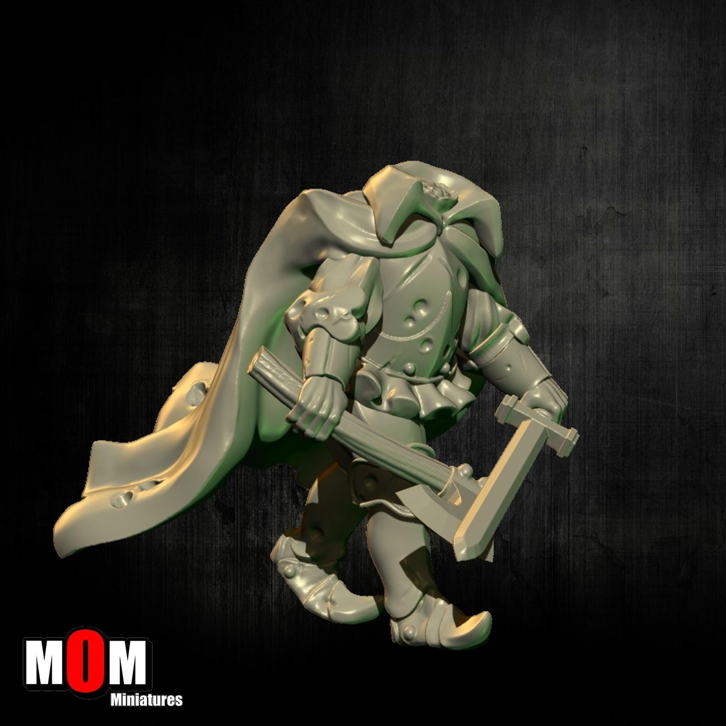 Headless Knight, Fantasy Skirmish Miniatures by MoM Miniatures, perfect for Fantasy Wargames and RPGs