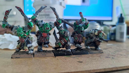 Orc Warriors, Fantasy Skirmish Miniatures by MoM Miniatures, perfect for Fantasy Wargames and RPGs