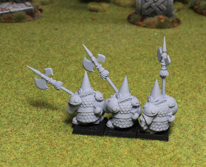 Dwarf Rockbreakers, Fantasy Skirmish Miniatures by MoM Miniatures, perfect for Fantasy Wargames and RPGs