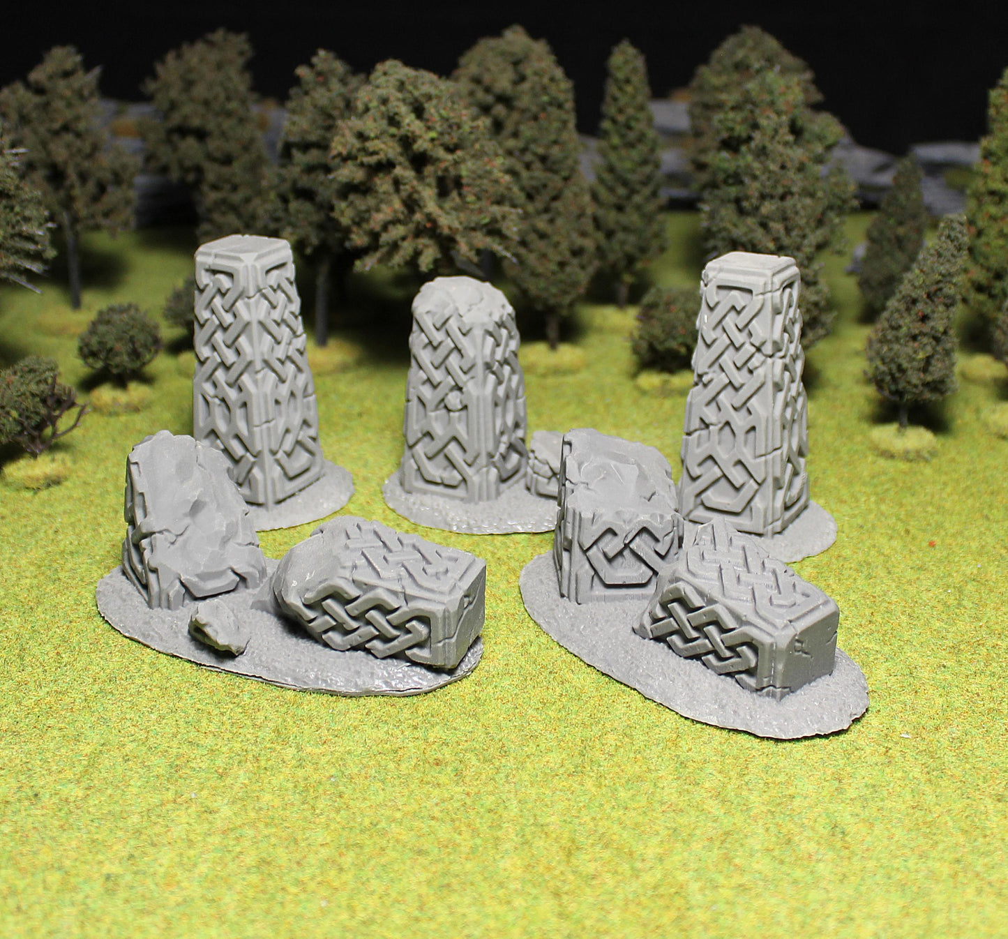 Dwarf Dolmens 2, Fantasy Skirmish Miniatures by MoM Miniatures, perfect for Fantasy Wargames and RPGs