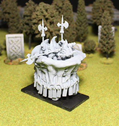 Forest Dwarf War Turtle, Fantasy Skirmish Miniatures by MoM Miniatures, perfect for Fantasy Wargames and RPGs