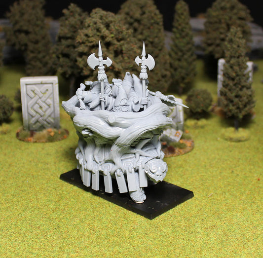 Forest Dwarf War Turtle, Fantasy Skirmish Miniatures by MoM Miniatures, perfect for Fantasy Wargames and RPGs