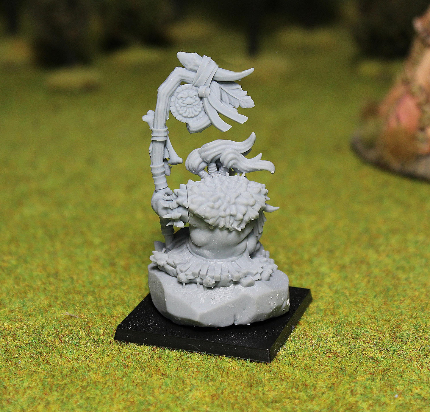 Wild Orc Shaman, Fantasy Skirmish Miniatures by MoM Miniatures, perfect for Fantasy Wargames and RPGs