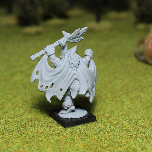 Wild Orc Shaman 2, Fantasy Skirmish Miniatures by MoM Miniatures, perfect for Fantasy Wargames and RPGs