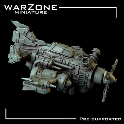 Orc Rustfang Flyer, Grimdark Orkish Menace Sculpted by WarZone Miniature, Scaled for Sci-Fi Miniature Wargames