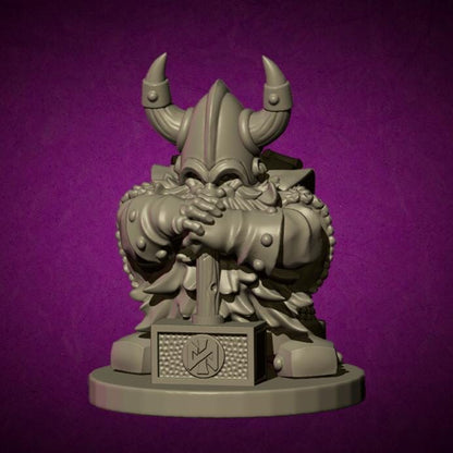Dwarf Lord, Fantasy Skirmish Miniatures by MoM Miniatures, perfect for Fantasy Wargames and RPGs