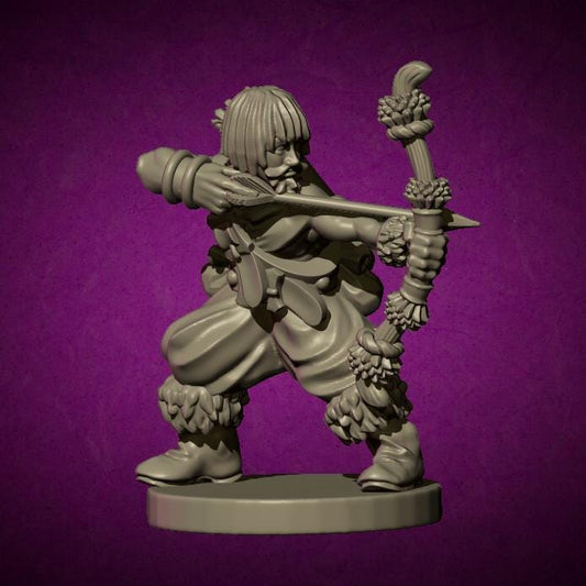 Scout Archer, Fantasy Skirmish Miniatures by MoM Miniatures, perfect for Fantasy Wargames and RPGs