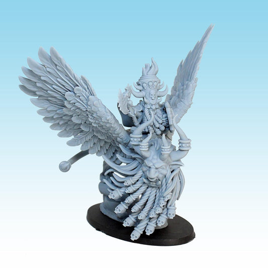 Lammasu Dark Dwarf, Fantasy Skirmish Miniatures by MoM Miniatures, perfect for Fantasy Wargames and RPGs